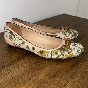Gucci ballet flats, size 37.5